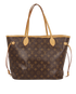 Grenade Pink V Neverfull MM, back view
